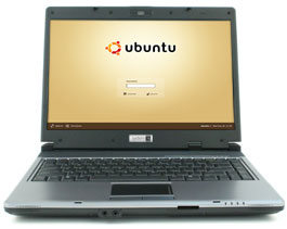 Notebook with Ubuntu